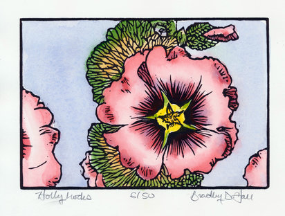 Hollyhocks